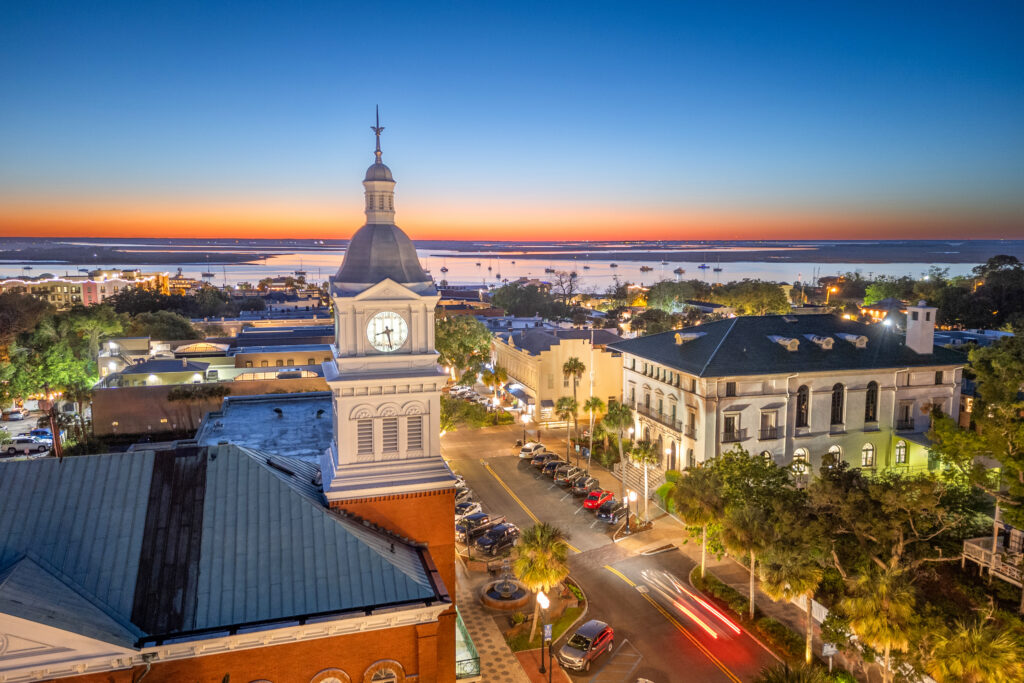 Fernandina Beach, Florida, USA Historic Downtown 1959